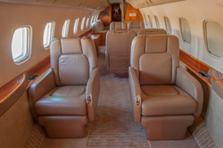 Duncan Aviation interior refurbishment on a Legacy 600