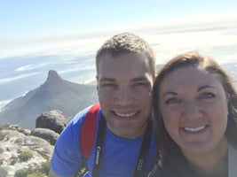 Devon and I on Table Mountain in Cape Town.jpg